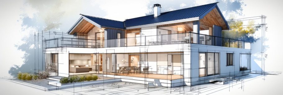 Enovia Haus - Fachberater für Fertighäuser - Thomas Bärtle Modernes zweigeschossiges Haus mit großen Fenstern und Balkon in heller Farbgebung.